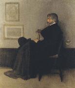 Sir William Orpen Portrait of Thomas Carlyle oil painting artist